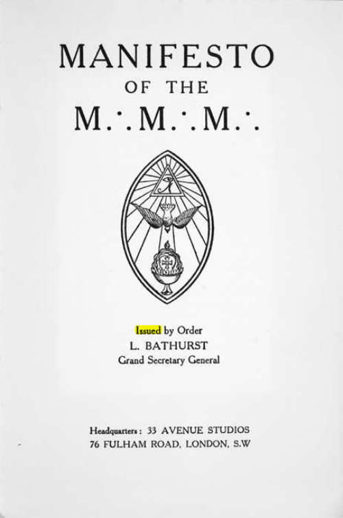 Original scan of Manifesto of the M.M.M., PDF page 4