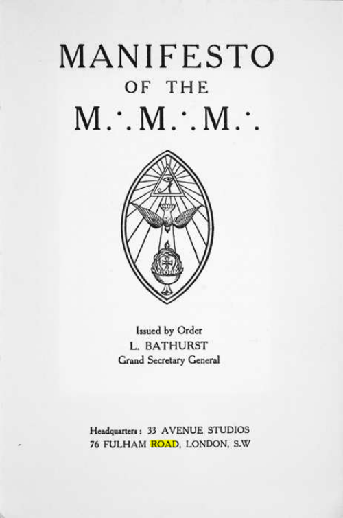 Original scan of Manifesto of the M.M.M., PDF page 4