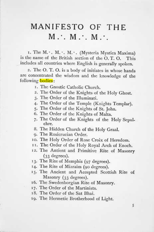 Original scan of Manifesto of the M.M.M., PDF page 6
