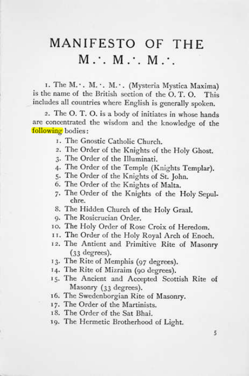Original scan of Manifesto of the M.M.M., PDF page 6