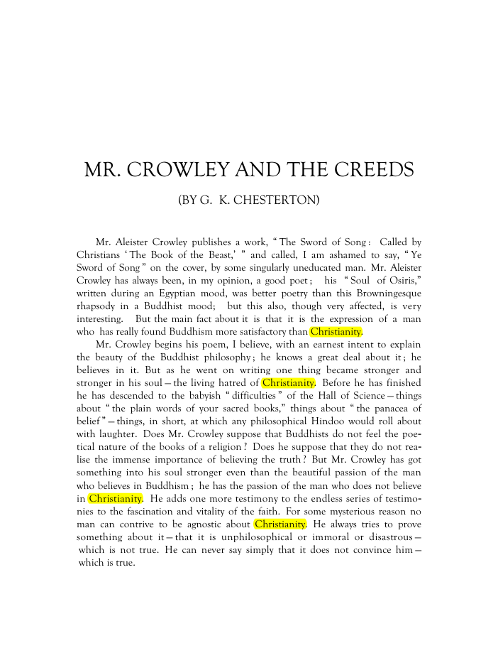 Original scan of Mr. Crowley and The Creeds, PDF page 2