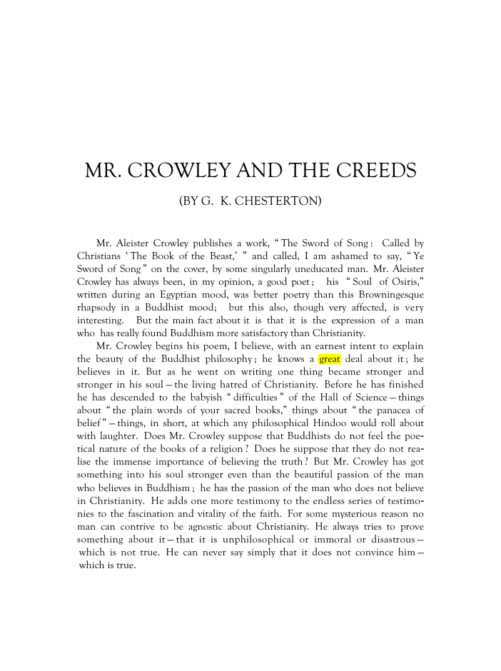 Original scan of Mr. Crowley and The Creeds, PDF page 2