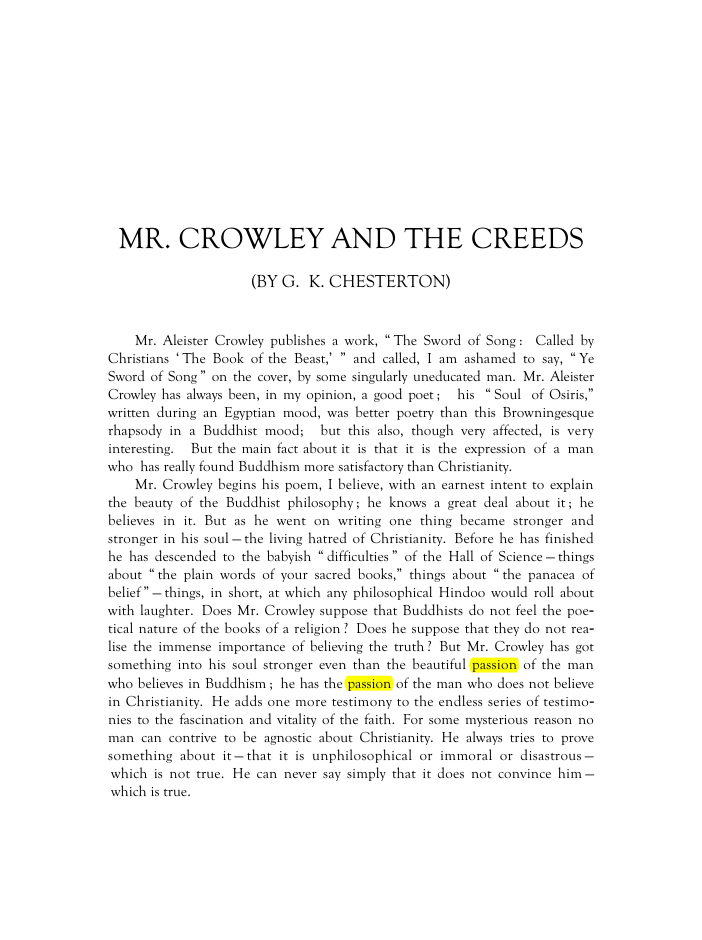 Original scan of Mr. Crowley and The Creeds, PDF page 2