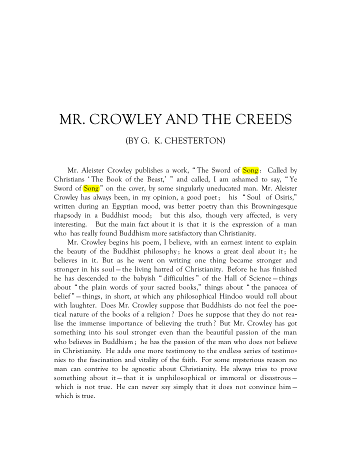 Original scan of Mr. Crowley and The Creeds, PDF page 2