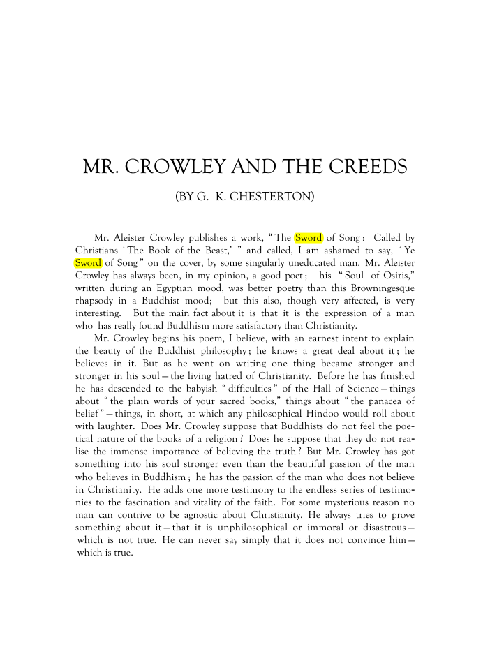 Original scan of Mr. Crowley and The Creeds, PDF page 2