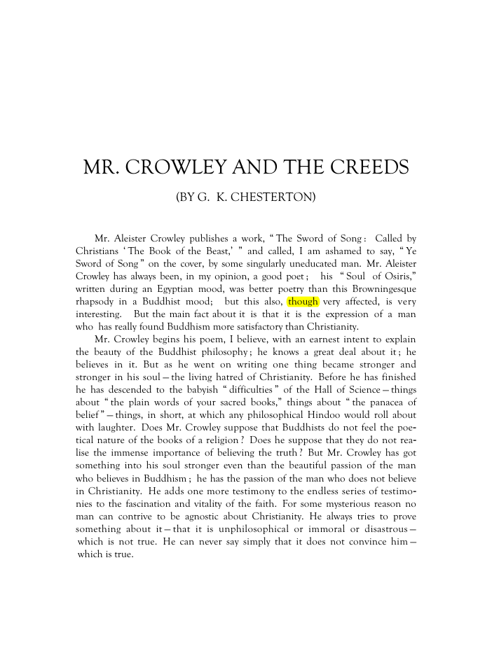 Original scan of Mr. Crowley and The Creeds, PDF page 2