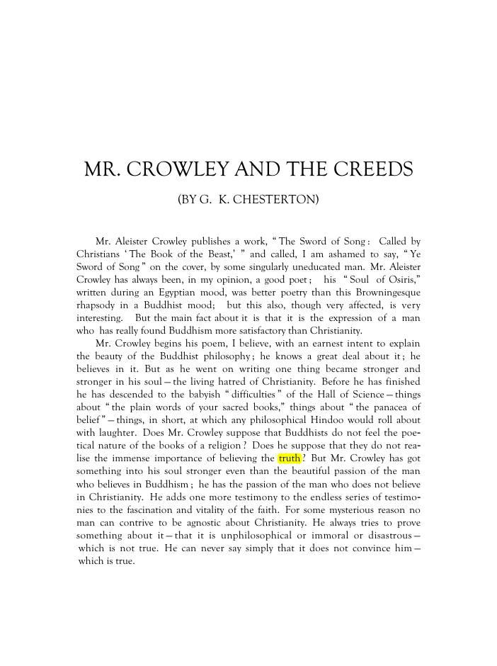 Original scan of Mr. Crowley and The Creeds, PDF page 2
