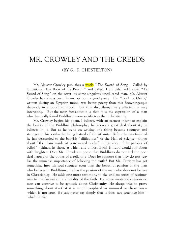 Original scan of Mr. Crowley and The Creeds, PDF page 2