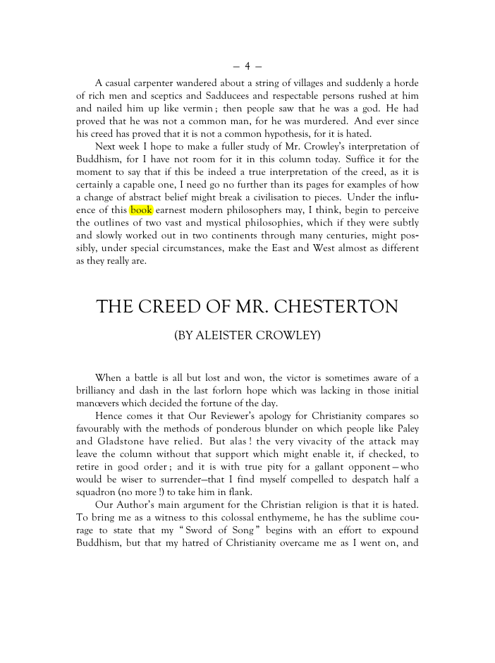 Original scan of Mr. Crowley and The Creeds, PDF page 3