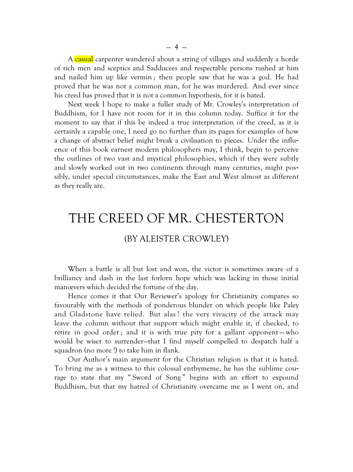 Original scan of Mr. Crowley and The Creeds, PDF page 3