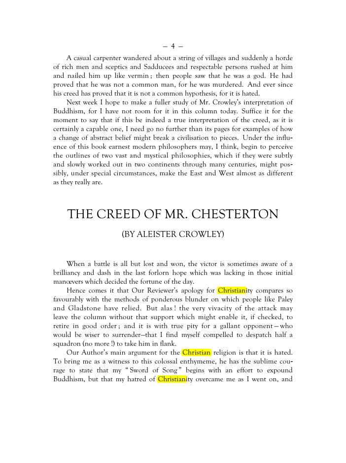 Original scan of Mr. Crowley and The Creeds, PDF page 3