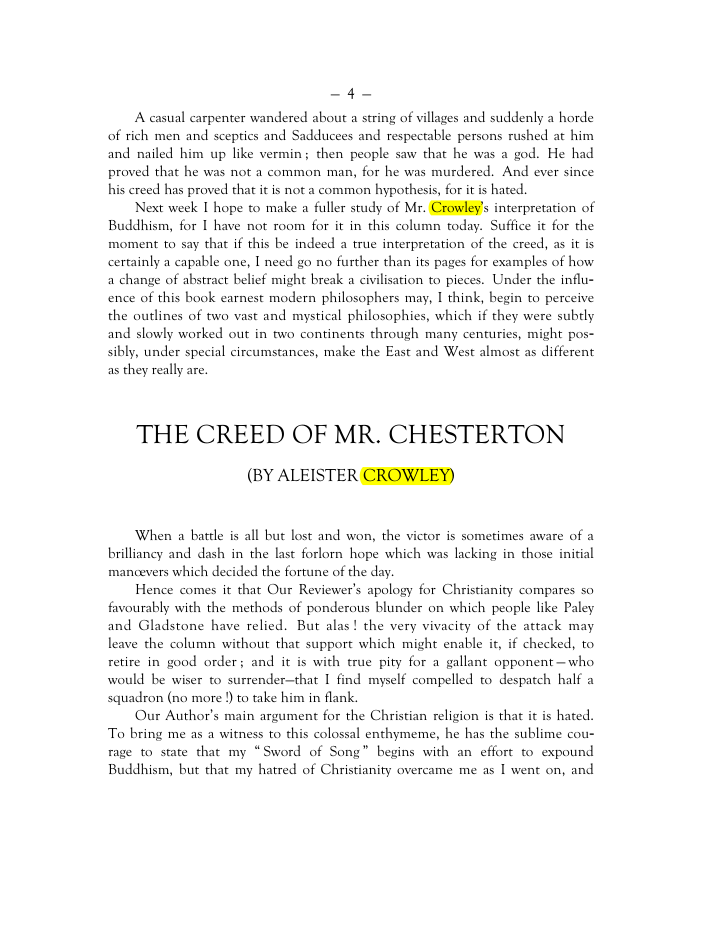 Original scan of Mr. Crowley and The Creeds, PDF page 3