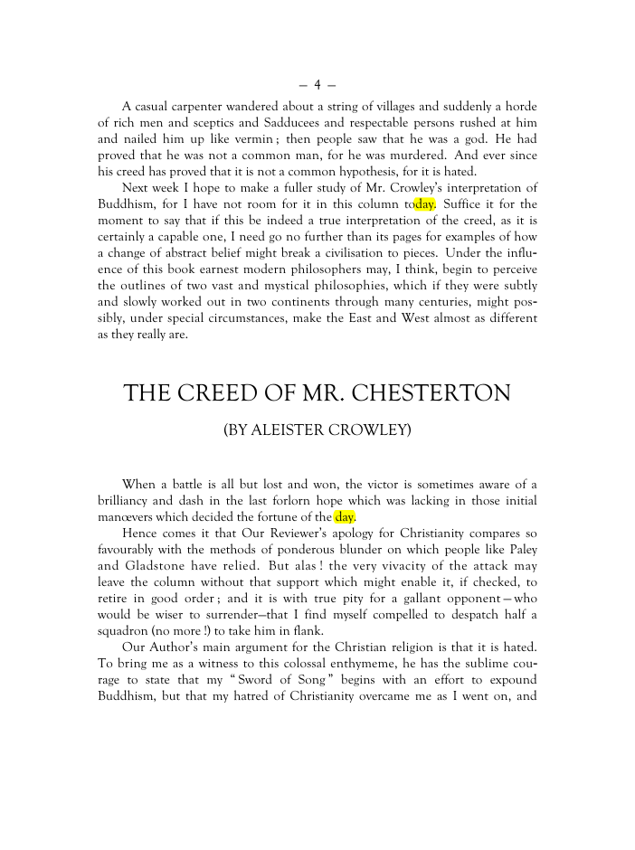 Original scan of Mr. Crowley and The Creeds, PDF page 3