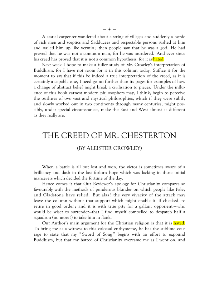 Original scan of Mr. Crowley and The Creeds, PDF page 3