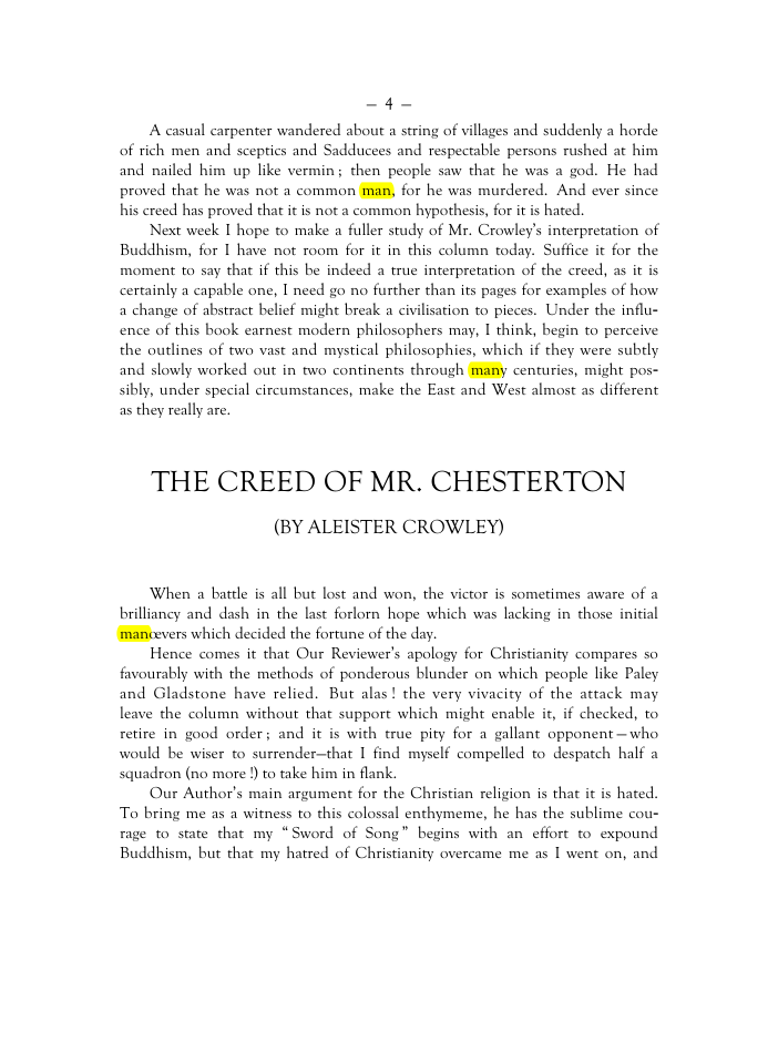 Original scan of Mr. Crowley and The Creeds, PDF page 3