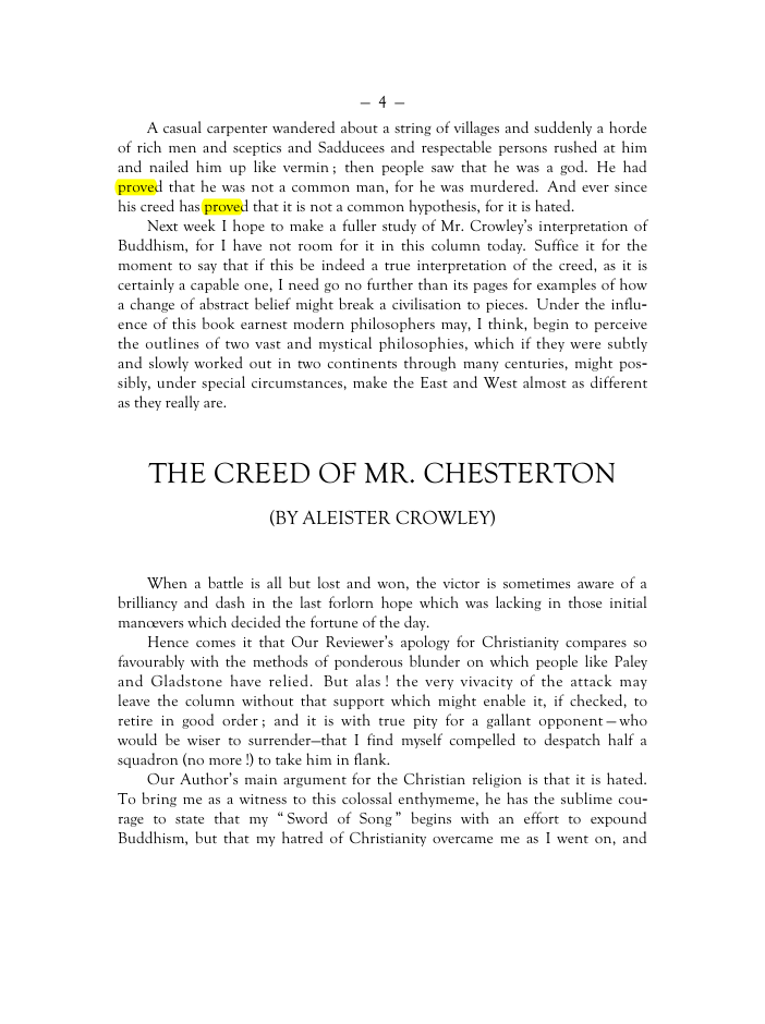 Original scan of Mr. Crowley and The Creeds, PDF page 3