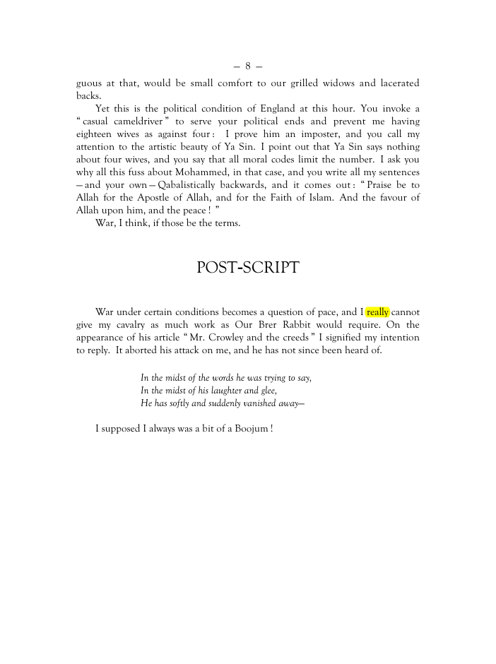 Original scan of Mr. Crowley and The Creeds, PDF page 7