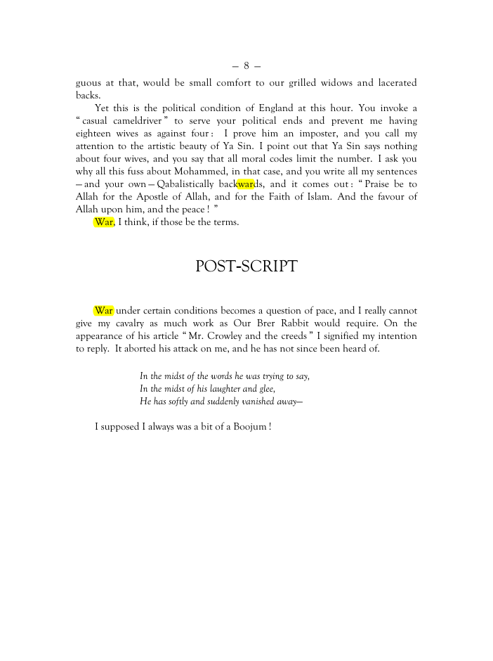 Original scan of Mr. Crowley and The Creeds, PDF page 7