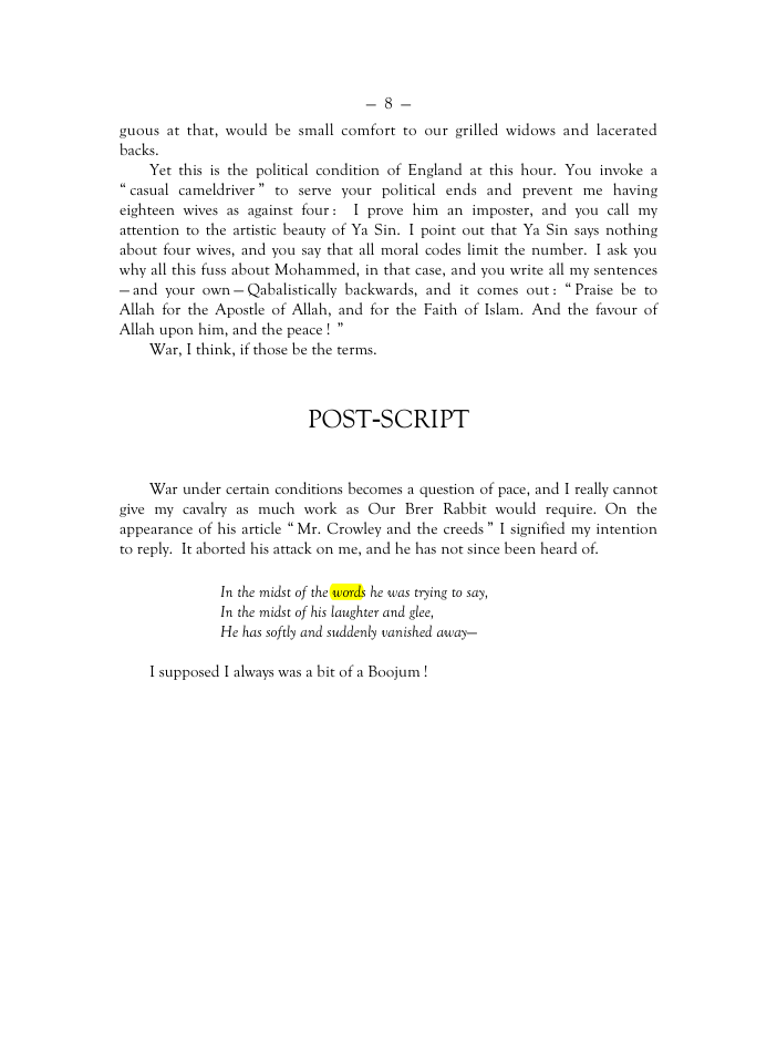 Original scan of Mr. Crowley and The Creeds, PDF page 7