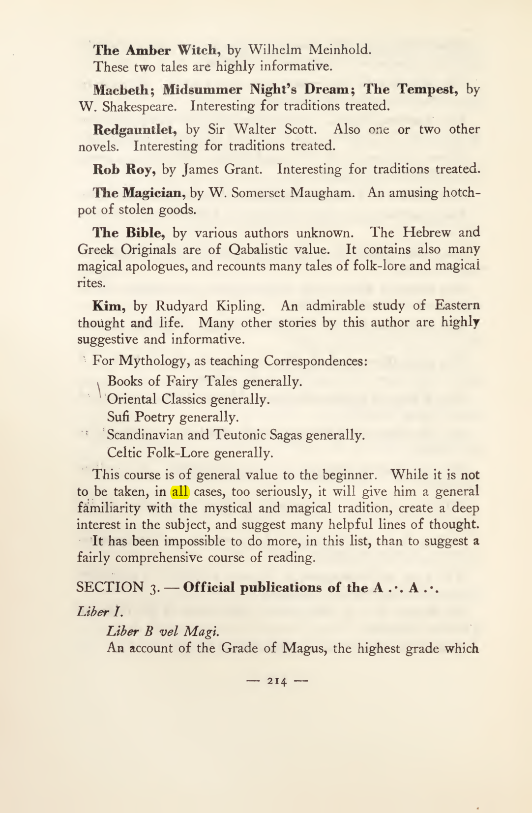 Original scan of Magick in Theory and Practice (Section 3), PDF page 10
