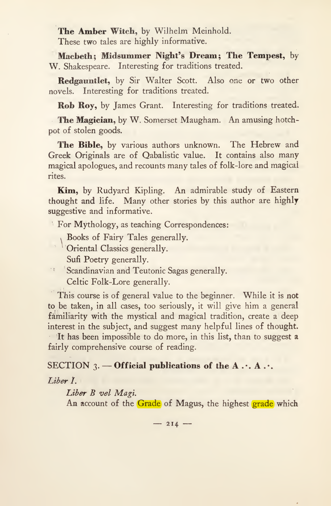 Original scan of Magick in Theory and Practice (Section 3), PDF page 10