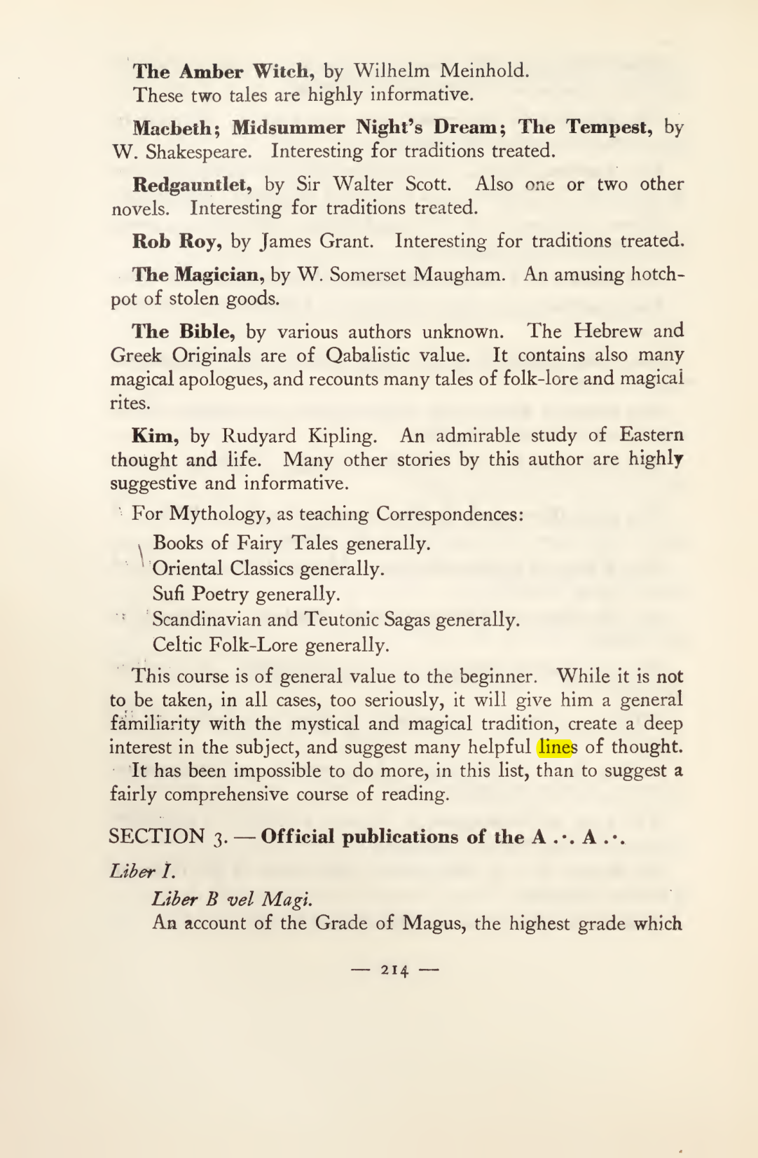 Original scan of Magick in Theory and Practice (Section 3), PDF page 10
