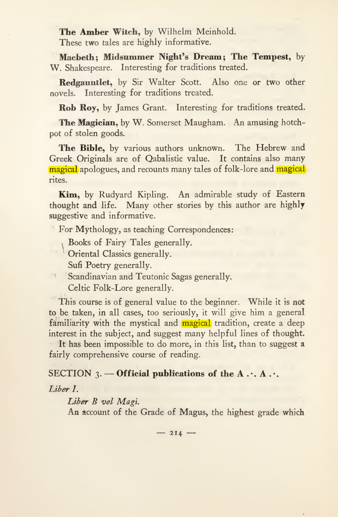 Original scan of Magick in Theory and Practice (Section 3), PDF page 10