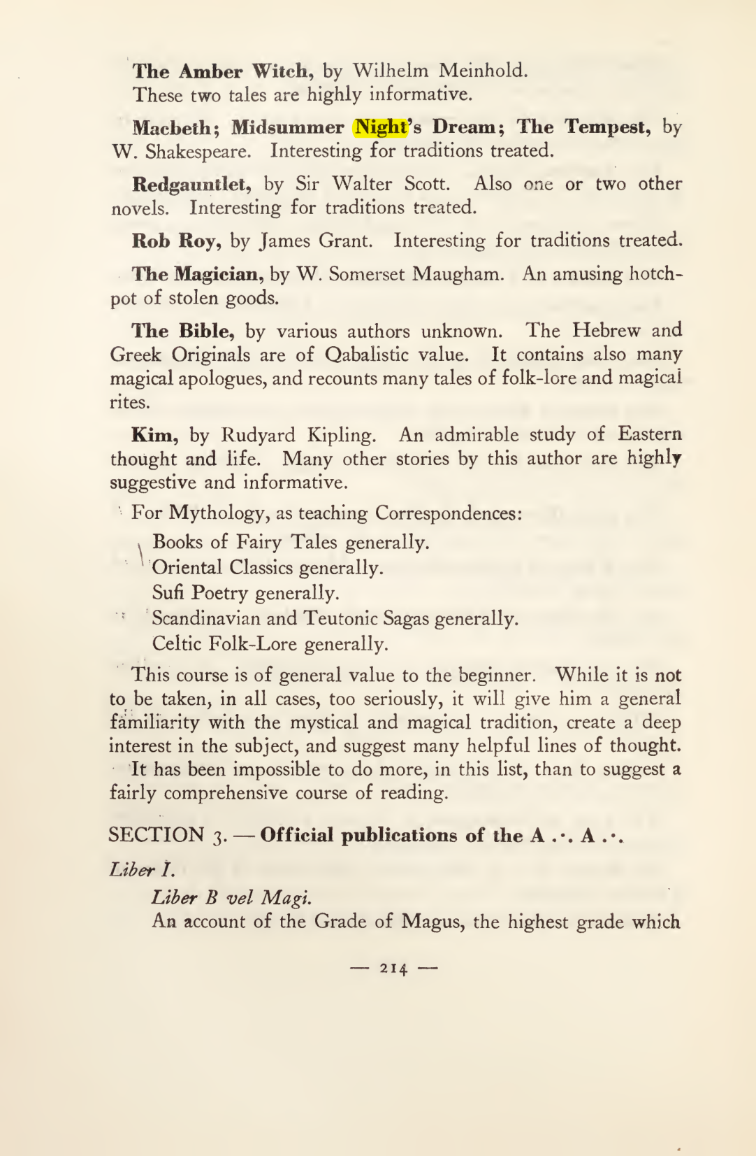 Original scan of Magick in Theory and Practice (Section 3), PDF page 10