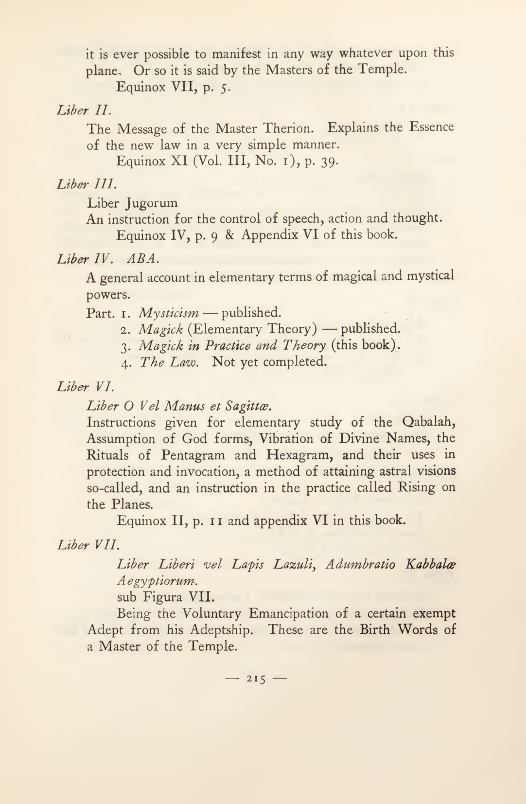 Original scan of Magick in Theory and Practice (Section 3), PDF page 11