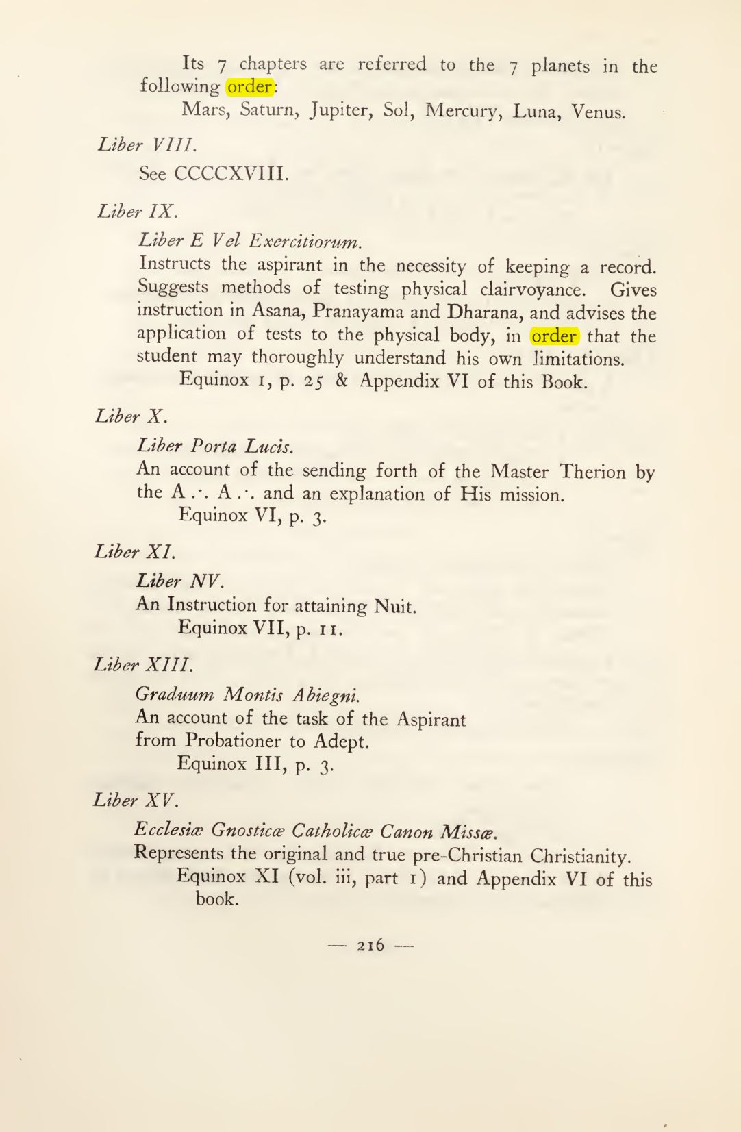 Original scan of Magick in Theory and Practice (Section 3), PDF page 12