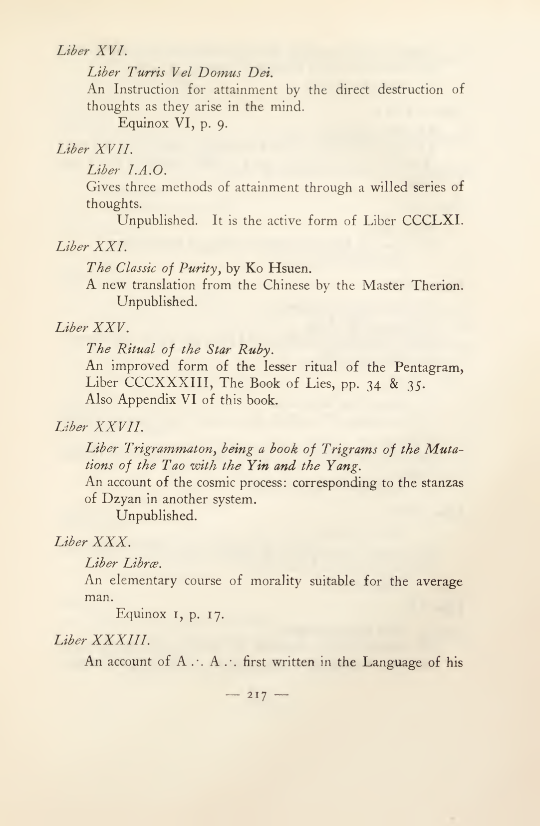Original scan of Magick in Theory and Practice (Section 3), PDF page 13
