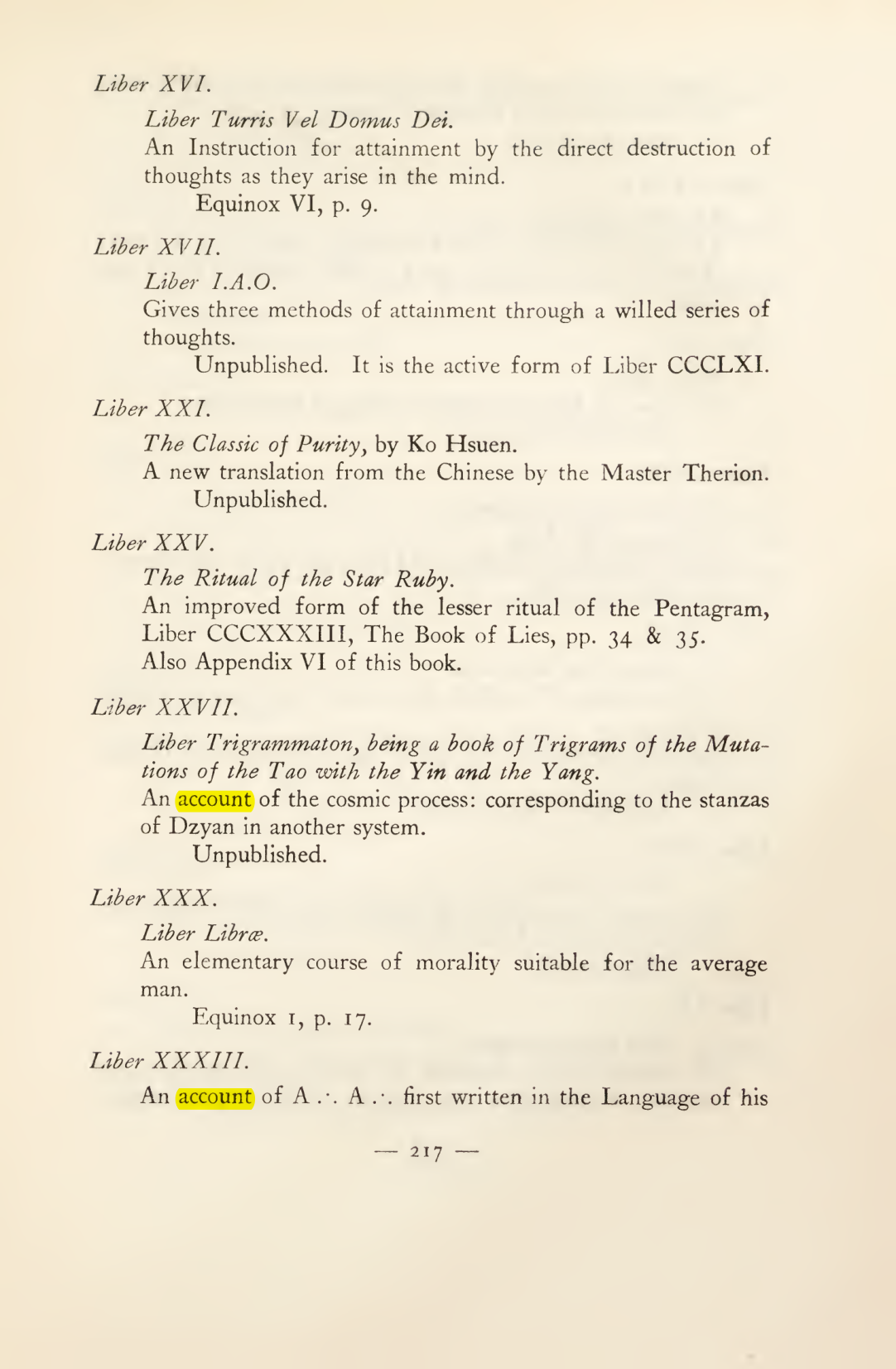 Original scan of Magick in Theory and Practice (Section 3), PDF page 13
