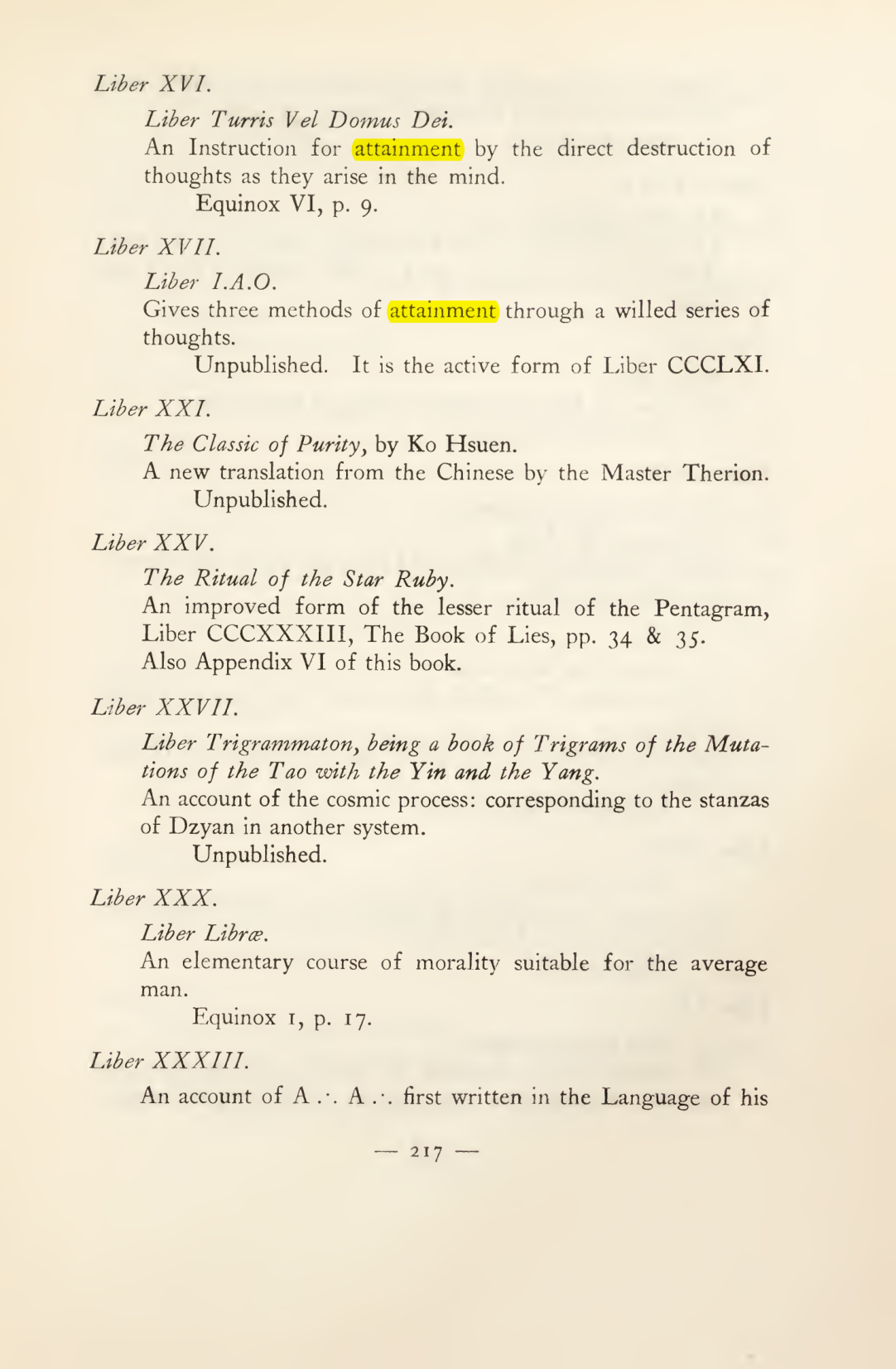Original scan of Magick in Theory and Practice (Section 3), PDF page 13