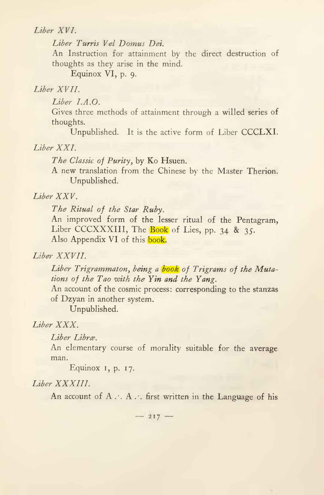 Original scan of Magick in Theory and Practice (Section 3), PDF page 13