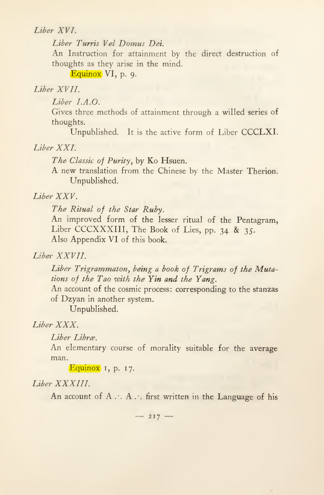 Original scan of Magick in Theory and Practice (Section 3), PDF page 13