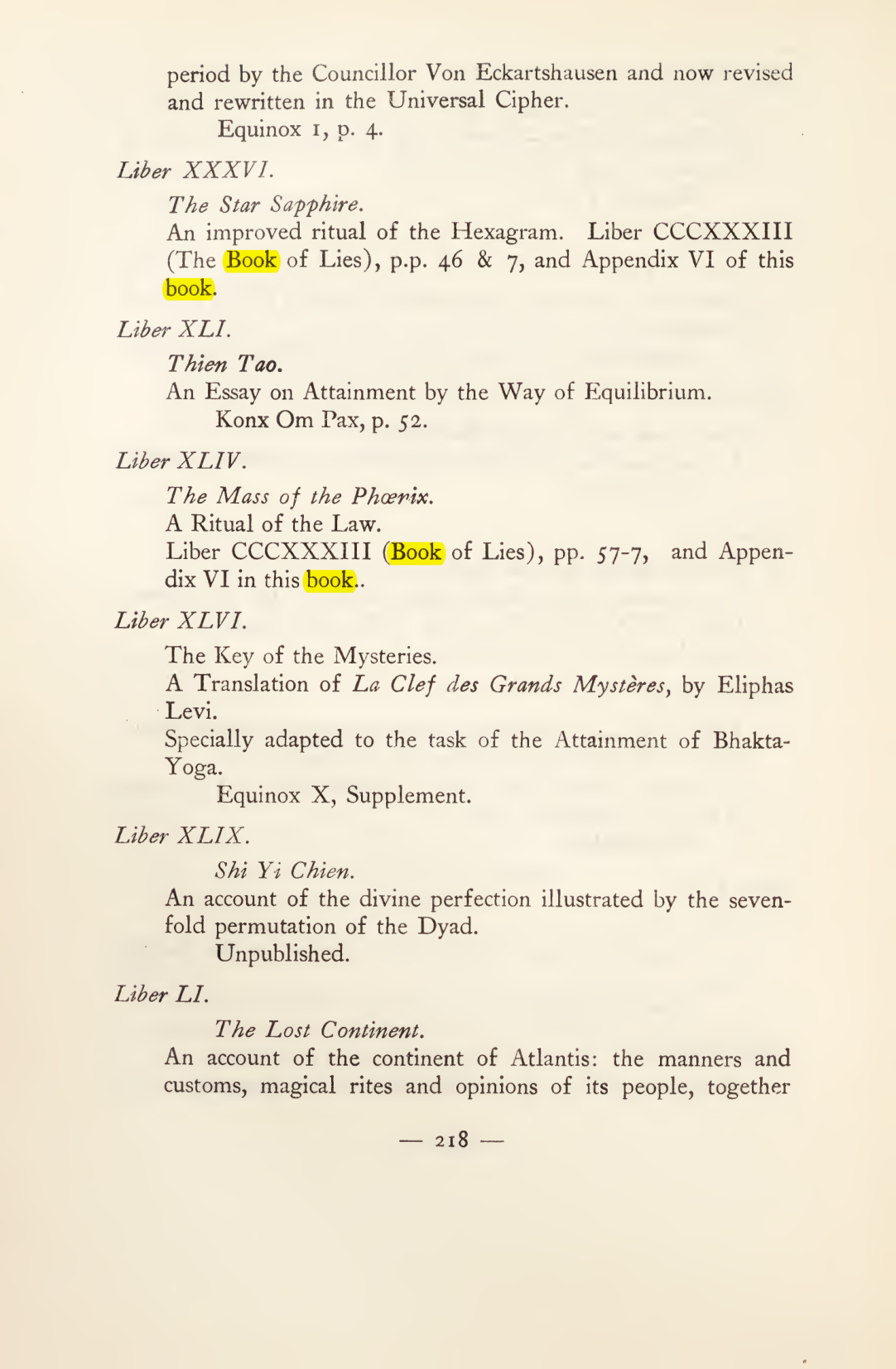 Original scan of Magick in Theory and Practice (Section 3), PDF page 14
