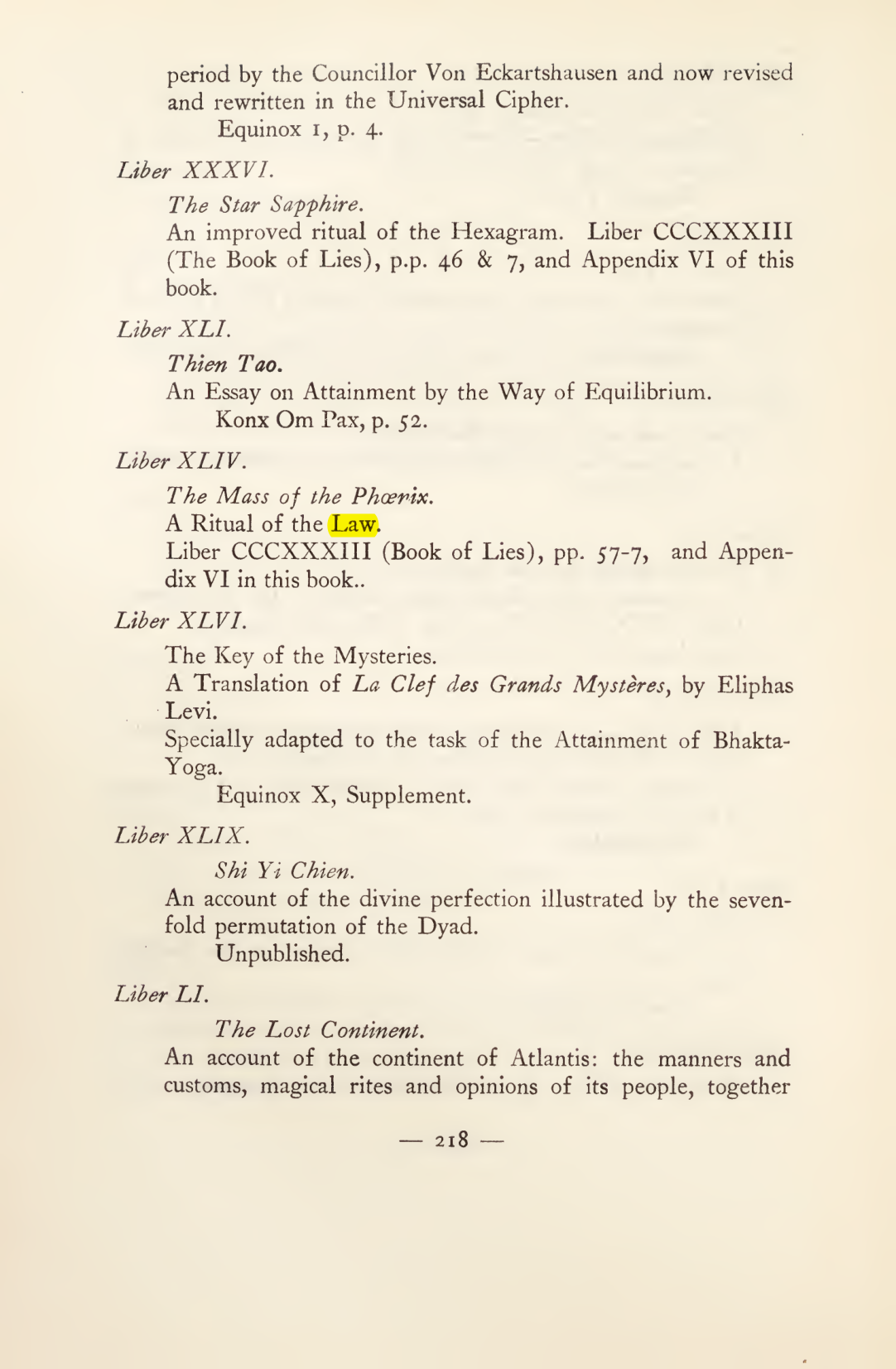 Original scan of Magick in Theory and Practice (Section 3), PDF page 14
