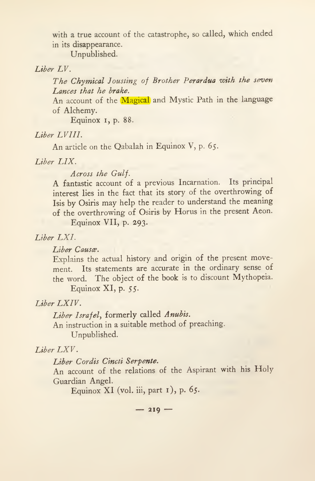 Original scan of Magick in Theory and Practice (Section 3), PDF page 15