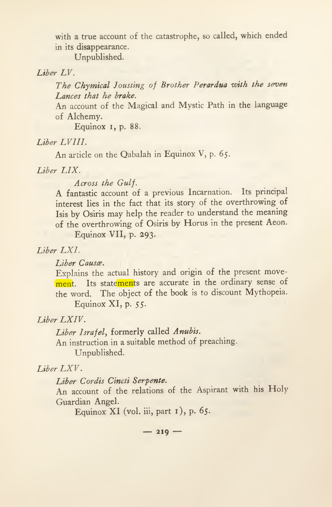 Original scan of Magick in Theory and Practice (Section 3), PDF page 15