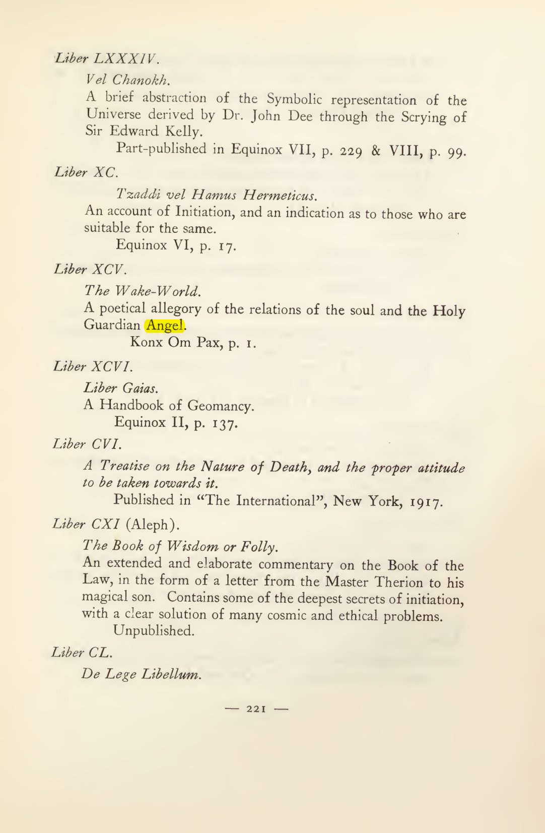 Original scan of Magick in Theory and Practice (Section 3), PDF page 17