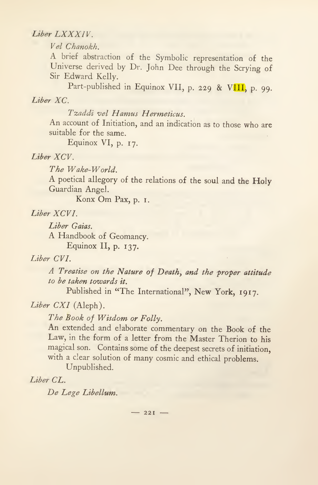 Original scan of Magick in Theory and Practice (Section 3), PDF page 17
