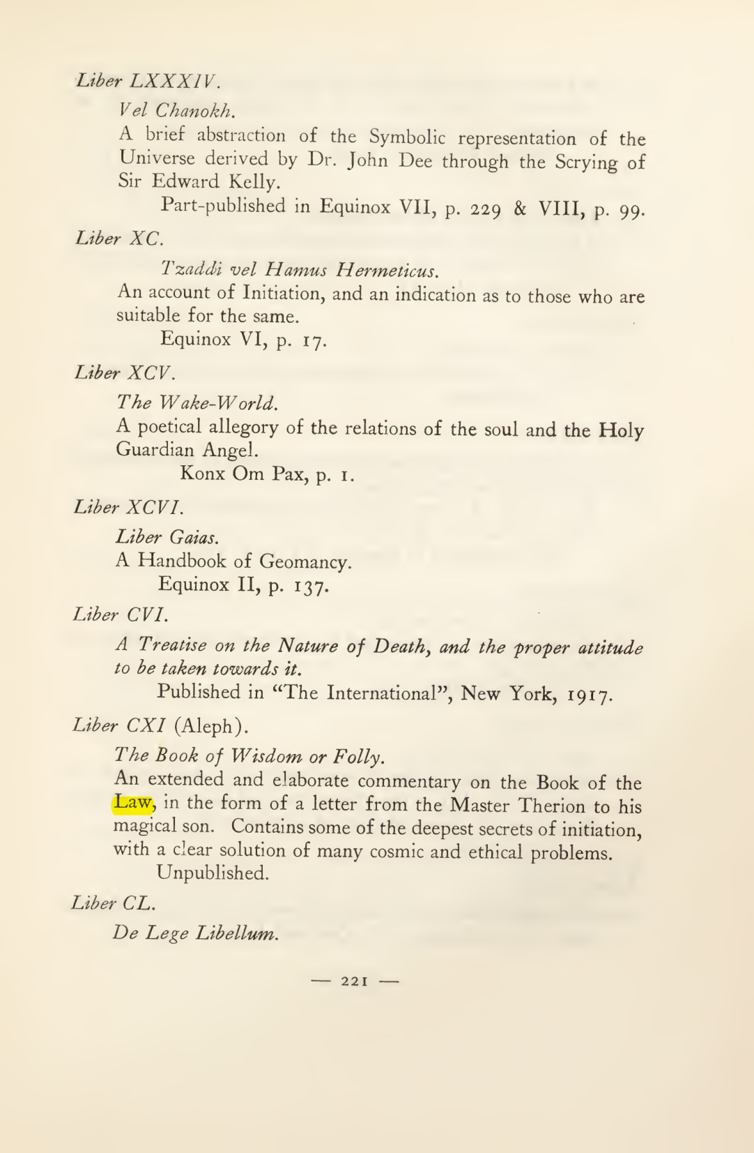 Original scan of Magick in Theory and Practice (Section 3), PDF page 17