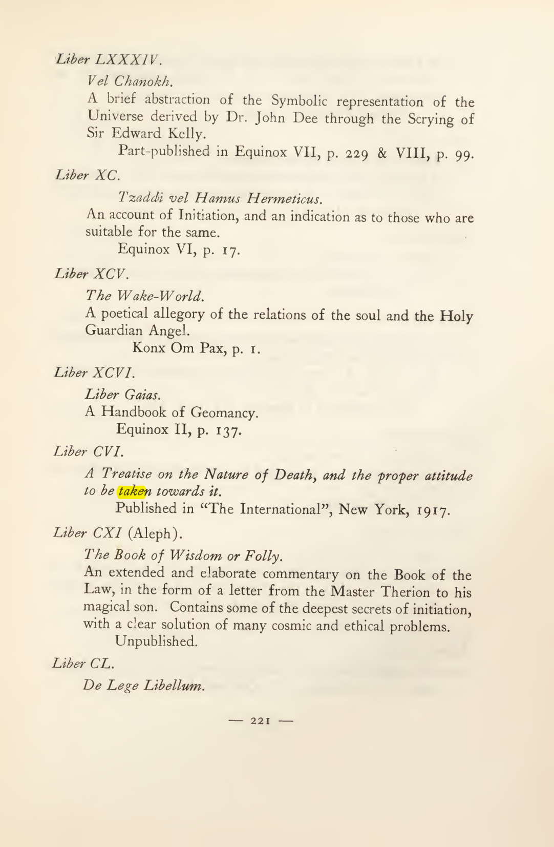 Original scan of Magick in Theory and Practice (Section 3), PDF page 17