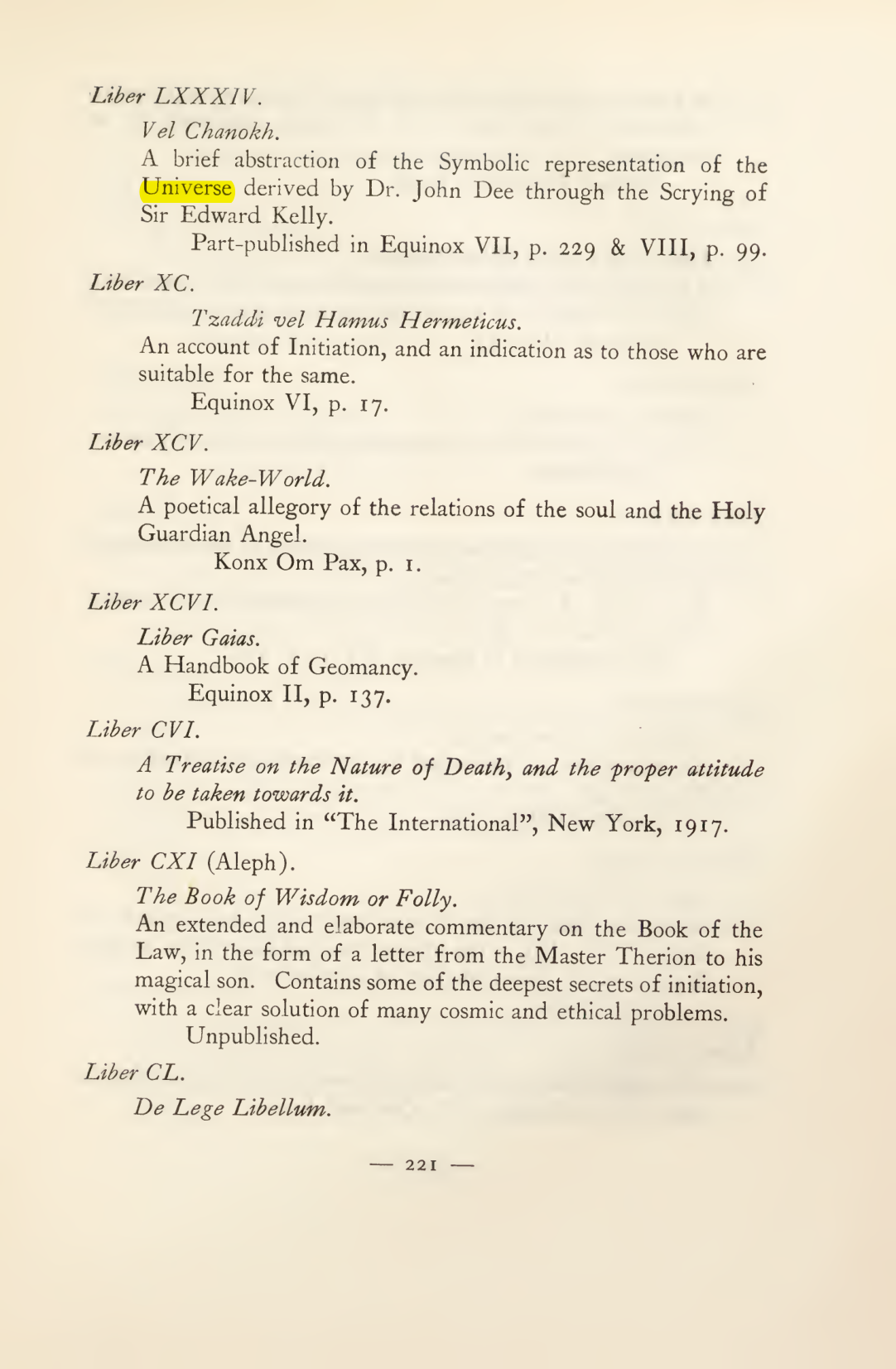 Original scan of Magick in Theory and Practice (Section 3), PDF page 17