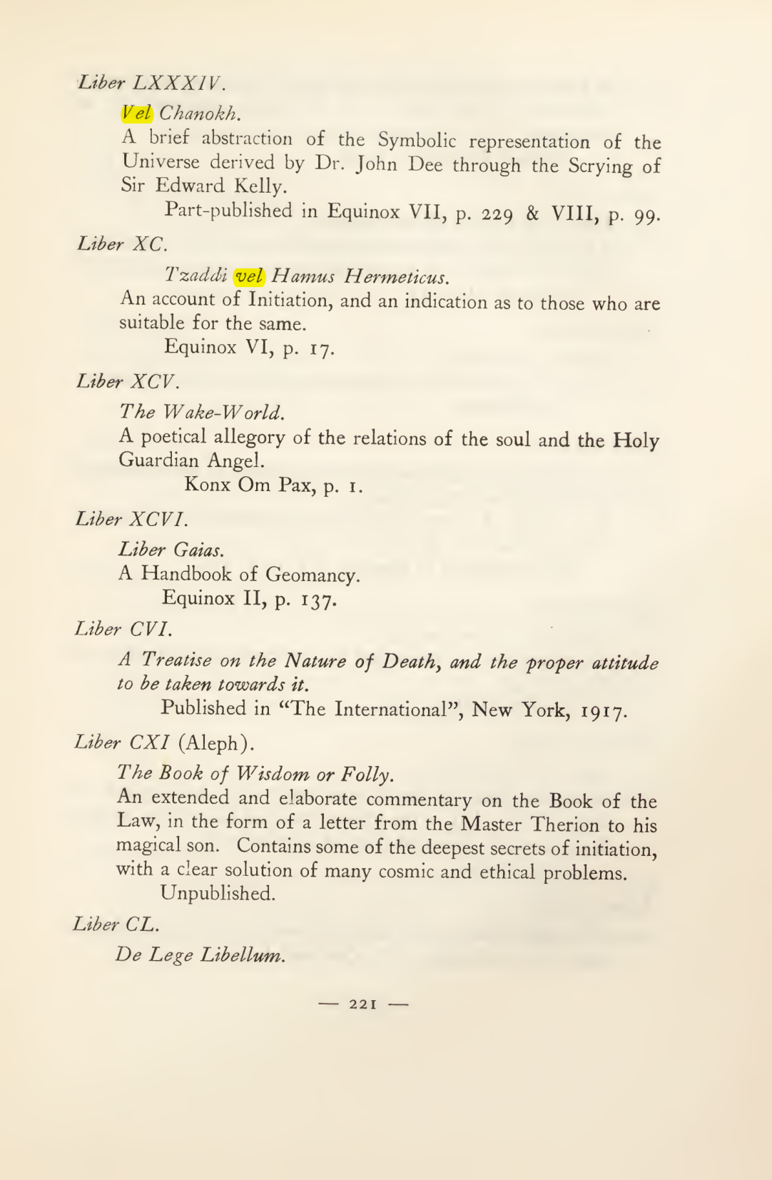 Original scan of Magick in Theory and Practice (Section 3), PDF page 17
