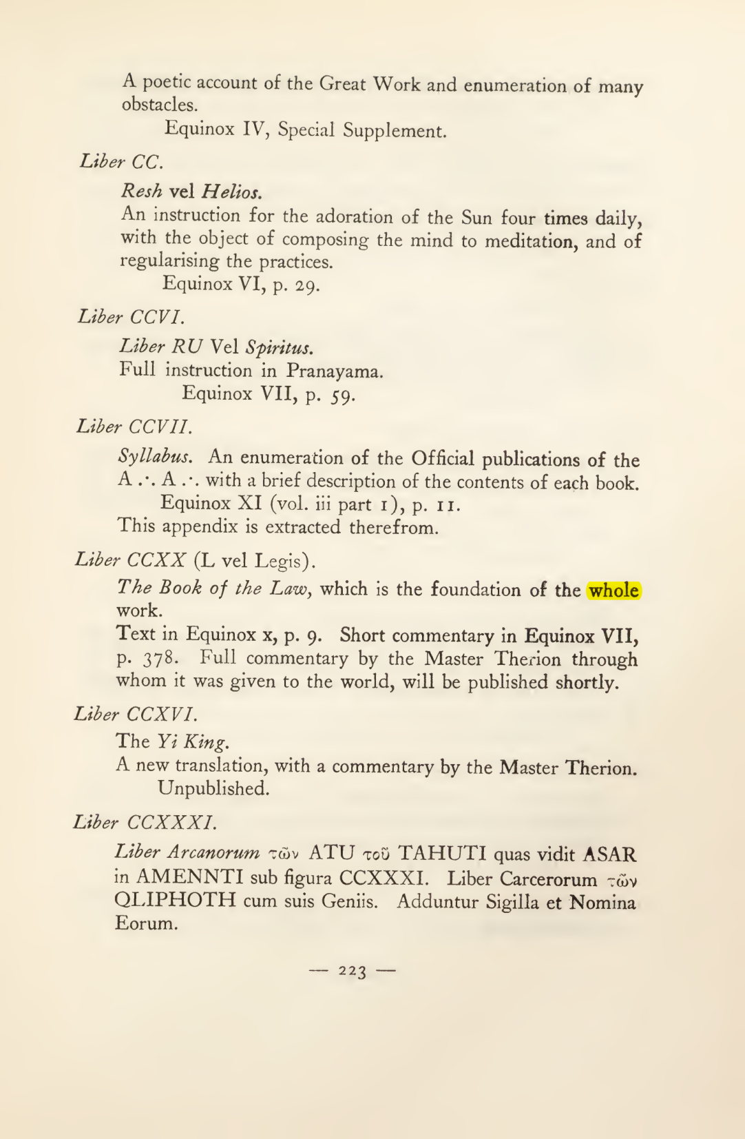 Original scan of Magick in Theory and Practice (Section 3), PDF page 19