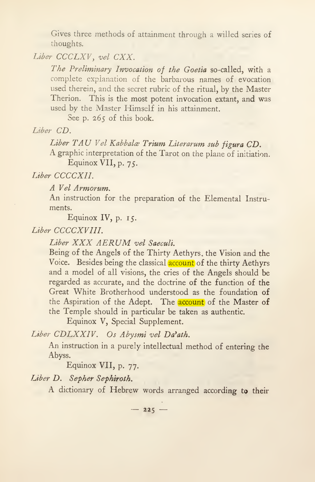 Original scan of Magick in Theory and Practice (Section 3), PDF page 21