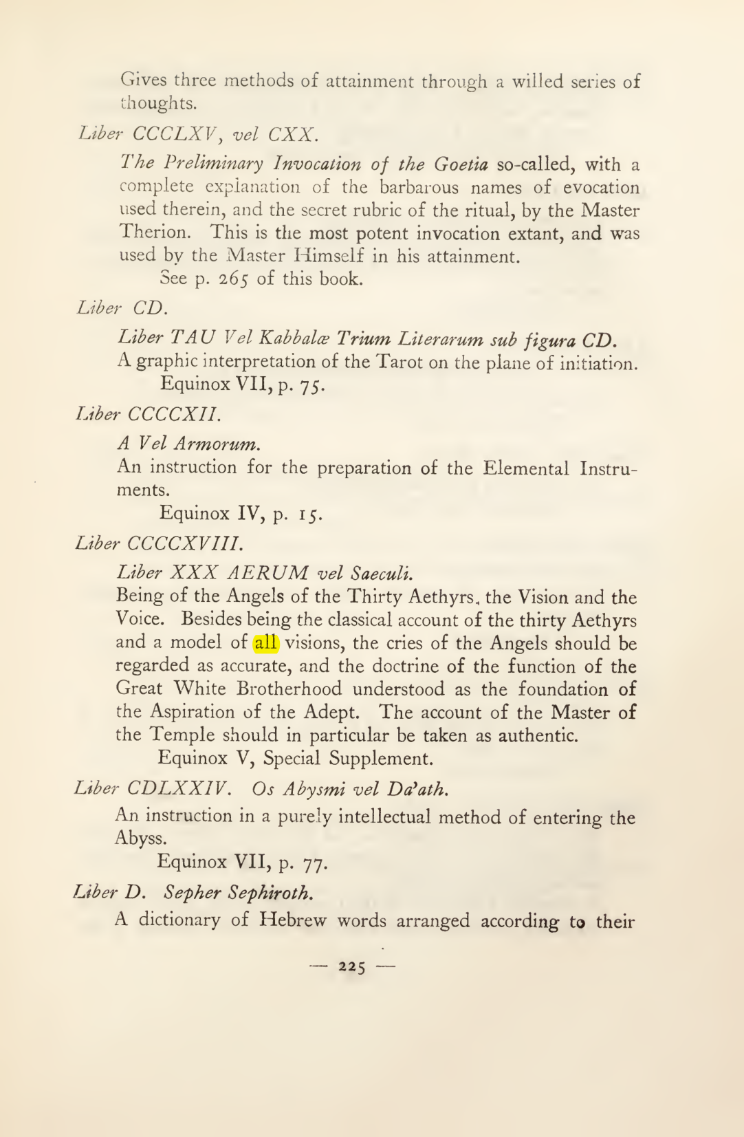 Original scan of Magick in Theory and Practice (Section 3), PDF page 21