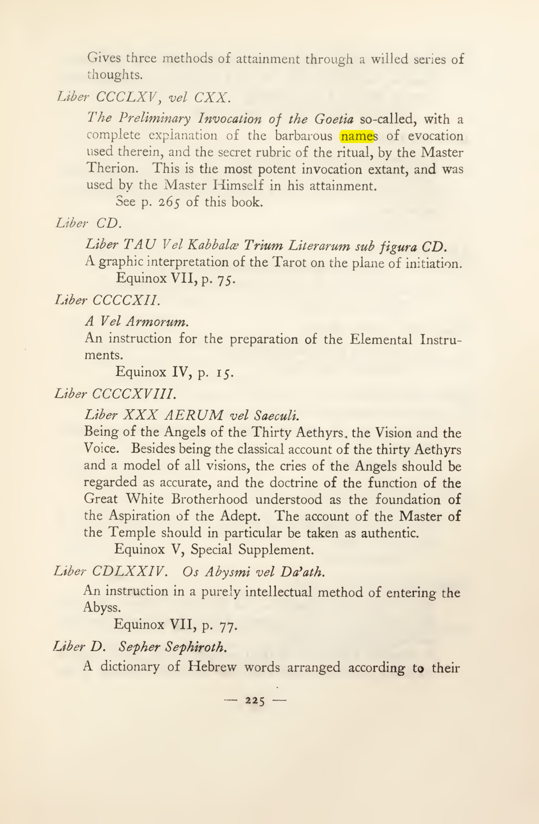 Original scan of Magick in Theory and Practice (Section 3), PDF page 21
