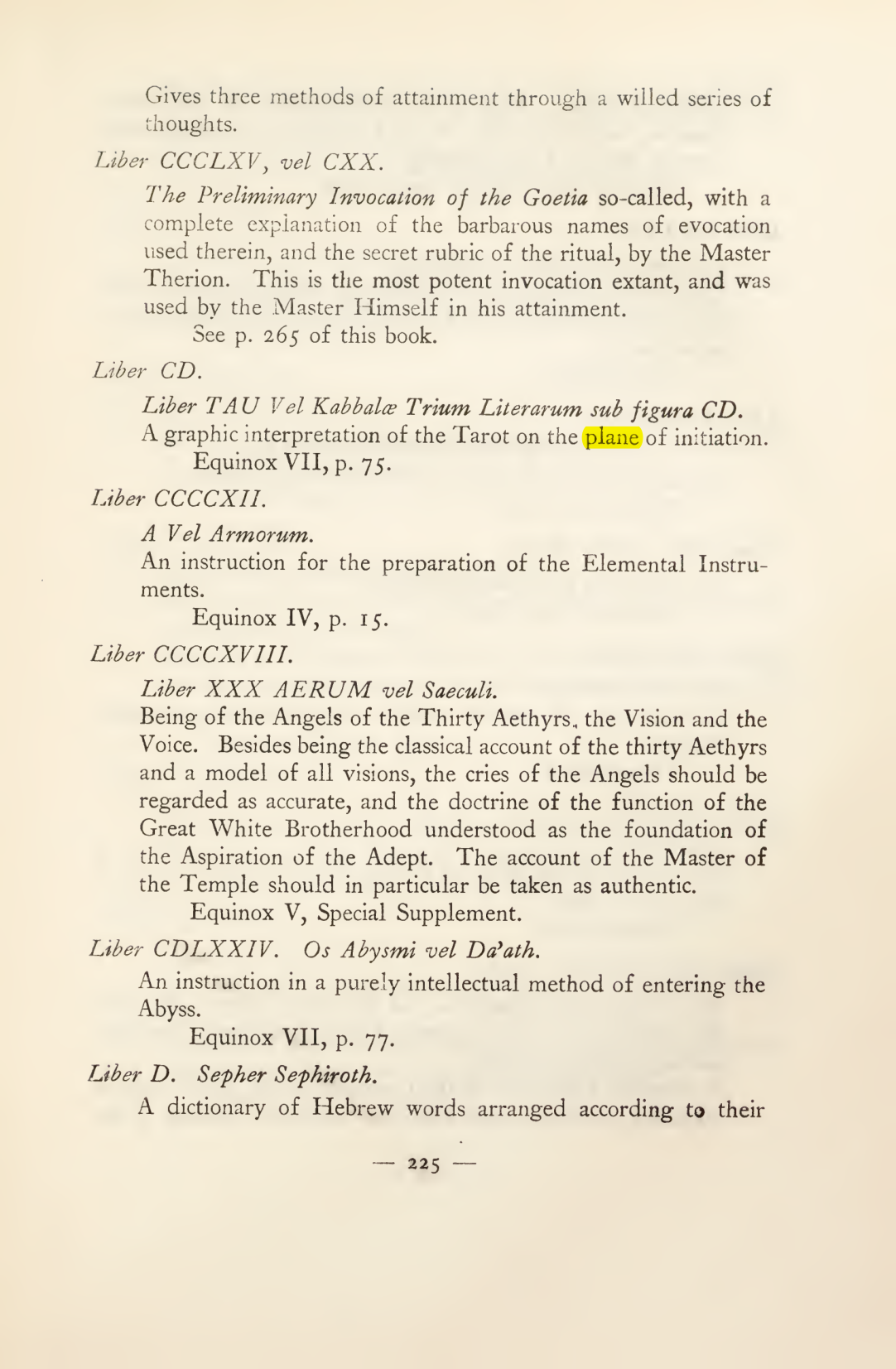 Original scan of Magick in Theory and Practice (Section 3), PDF page 21